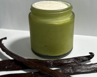Organic Vegan Vanilla Bean Infused Body Butter  Lotion