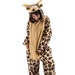 SunWeave Adult Giraffe Onesie, Giraffe Jumpsuit, Loungewear, One Piece Cosplay, Halloween Costume For Women Men Unisex