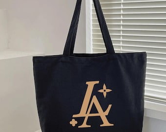 LA Tote Bag Los Angeles Tote Bag California Bag Everyday Tote Aesthetic Bag Market Bag Tote Bag Canvas Bag Shoulder Bag Shopping Bag