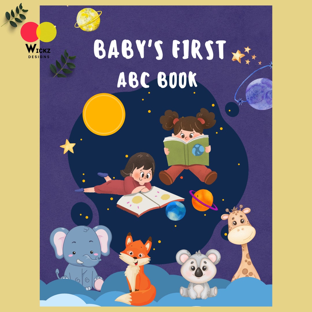 Baby's First ABC Book ABC Coloring Book Alphabet Flash - Etsy Ireland