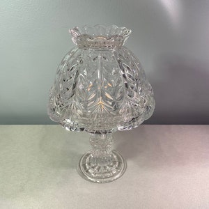 Vintage Fifth Avenue Crystal Fairy Lamp - "Portico" - 24% Lead - 2 Piece - Made in Germany