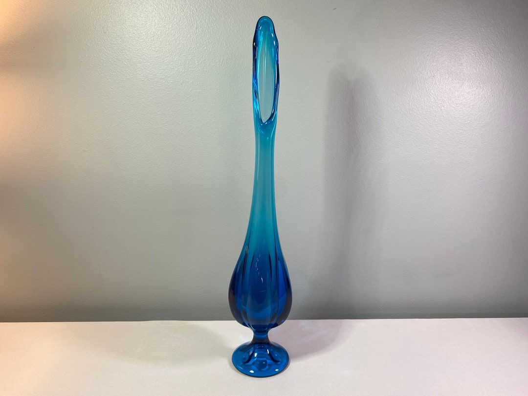 Vintage Viking Swung Vase Epic Six Petal 1435 Bluenique 17 Etsy