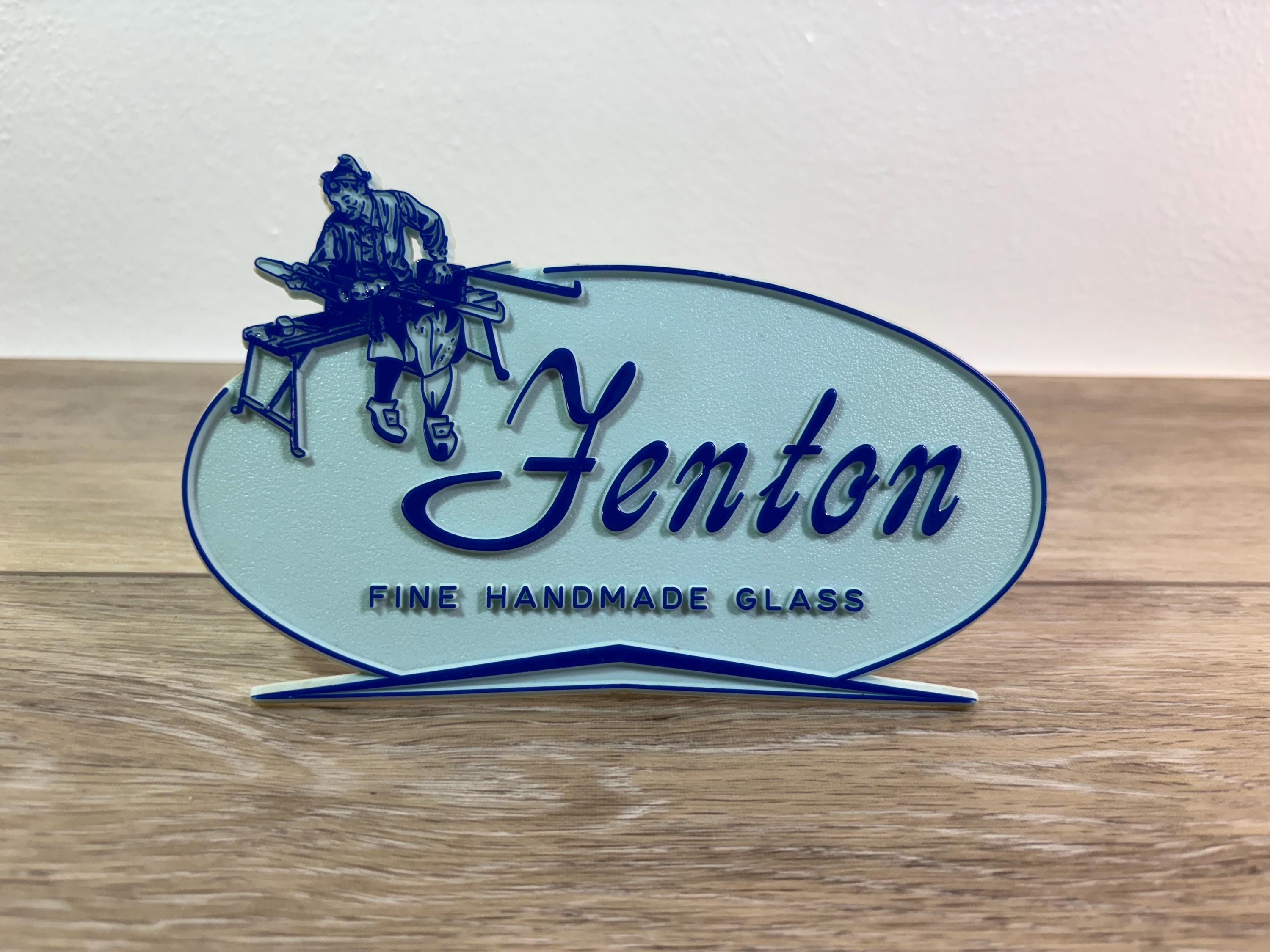 Fenton Glass Sign - Etsy