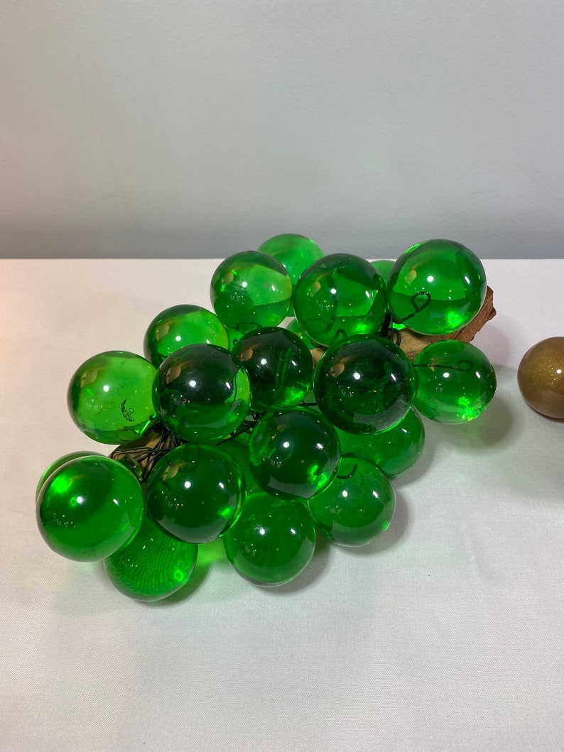 Midcentury Lucite Grapes Etsy