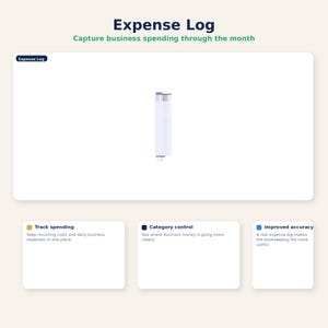 Foglio di calcolo per la contabilità delle piccole imprese / Monitoraggio entrate e uscite (Download digitale) immagine 2