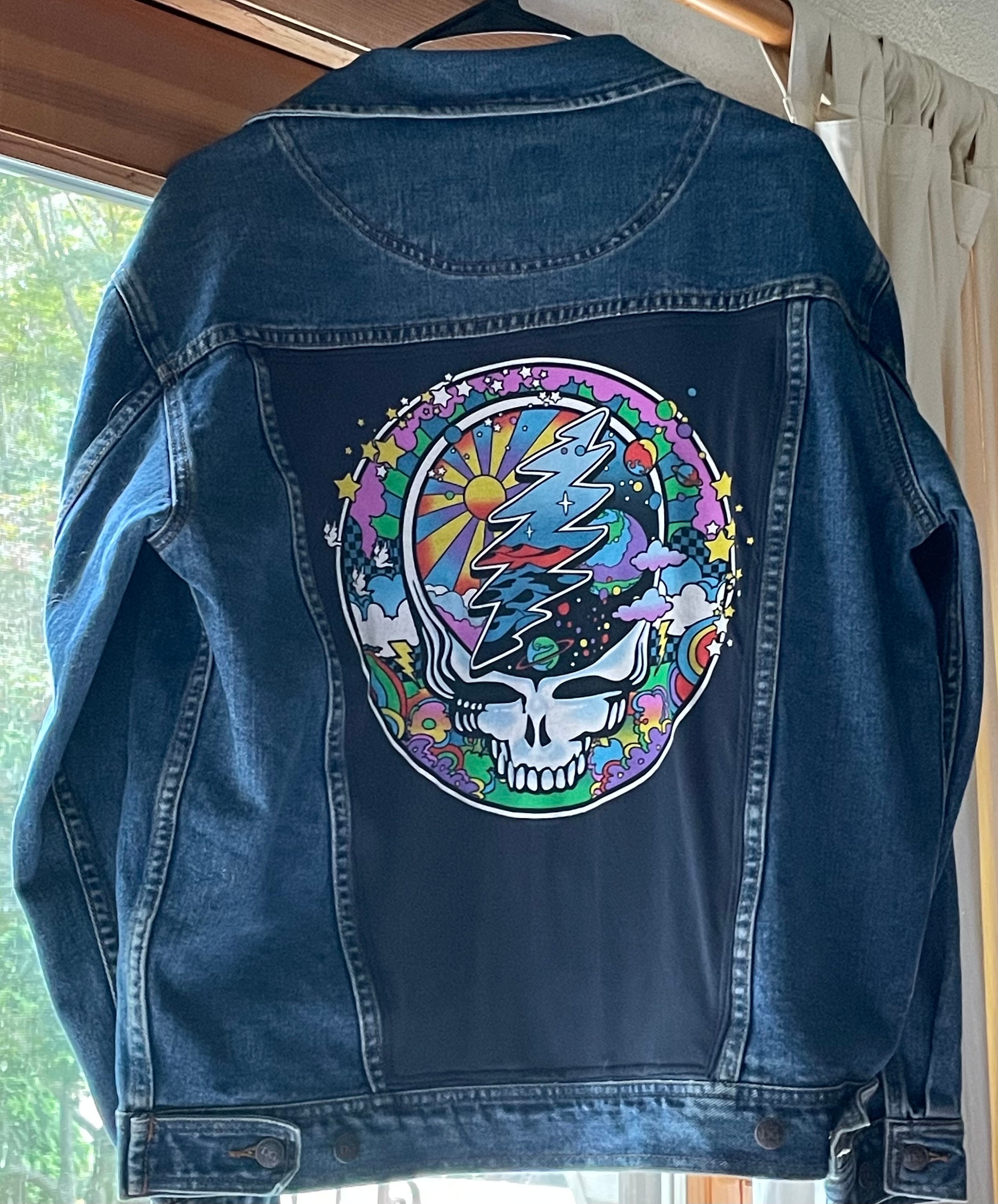 Grateful dead jean jacket discount
