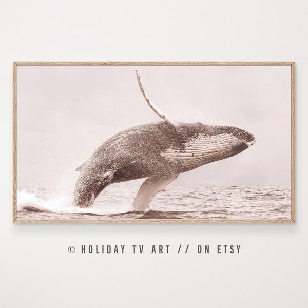 Samsung Frame TV Art,Samsung Art TV,Whale Frame TV Art,Whale Wall Art,Whale Art tv,Ocean Wall Art,Ocean Frame tv Art,Nature,Instant Download