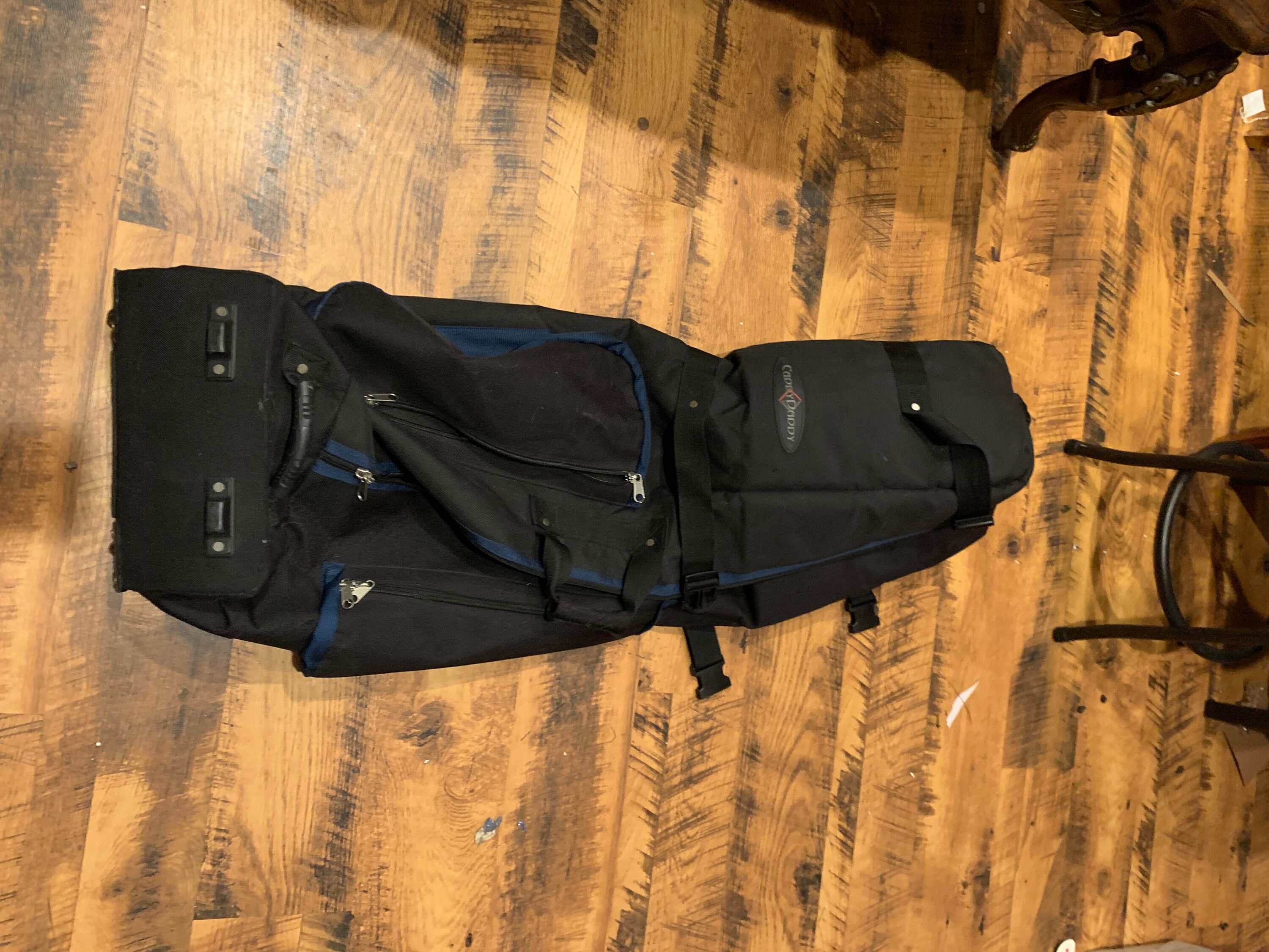 Caddy Daddy Constrictor 2 Wheeled Golf Travel Bag Black/navy Etsy