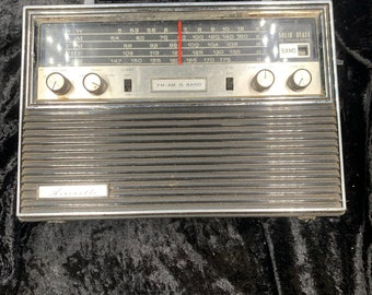 Vintage Aircastle AM FM Transistor Radio 136F1 5-band - Repair Or Parts