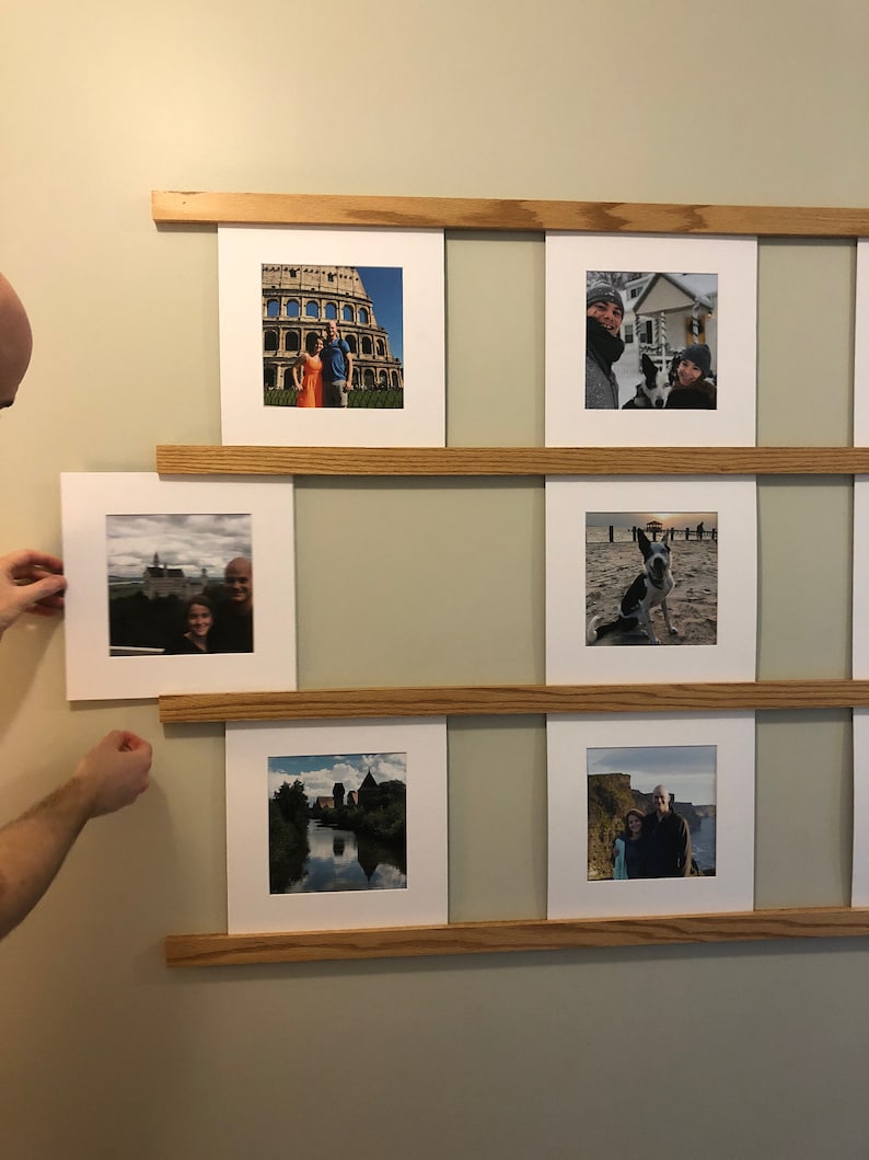 Photo Wall, Picture Wall, Art Display, Art Wall, Etsy