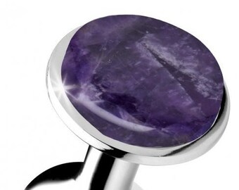 Amethyst Gemstone Plug