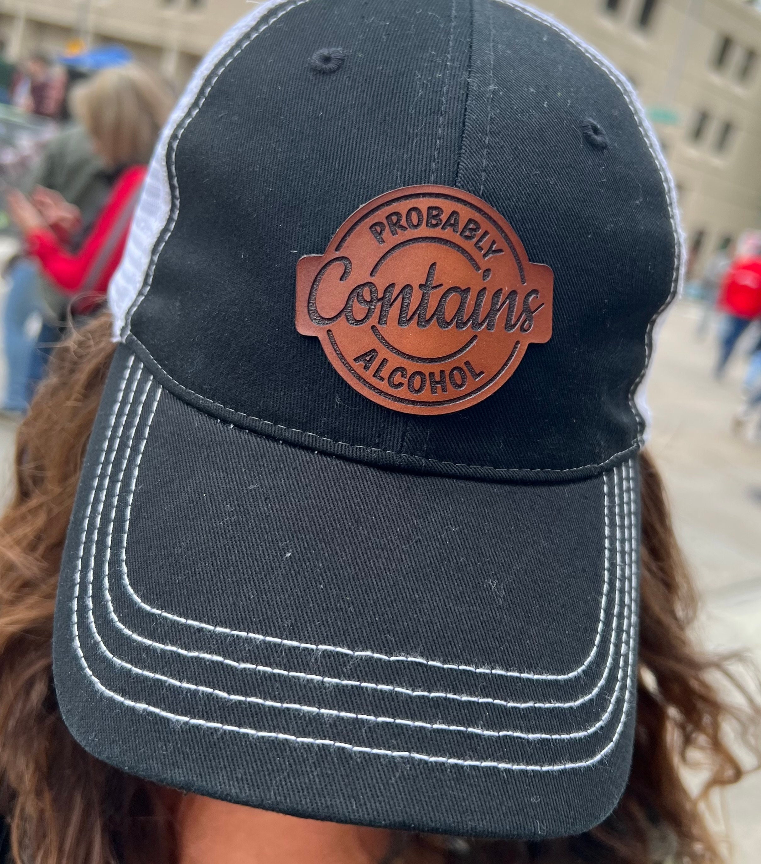 Day Drinking Funny Leather Patch Hats Drinking Hats Etsy