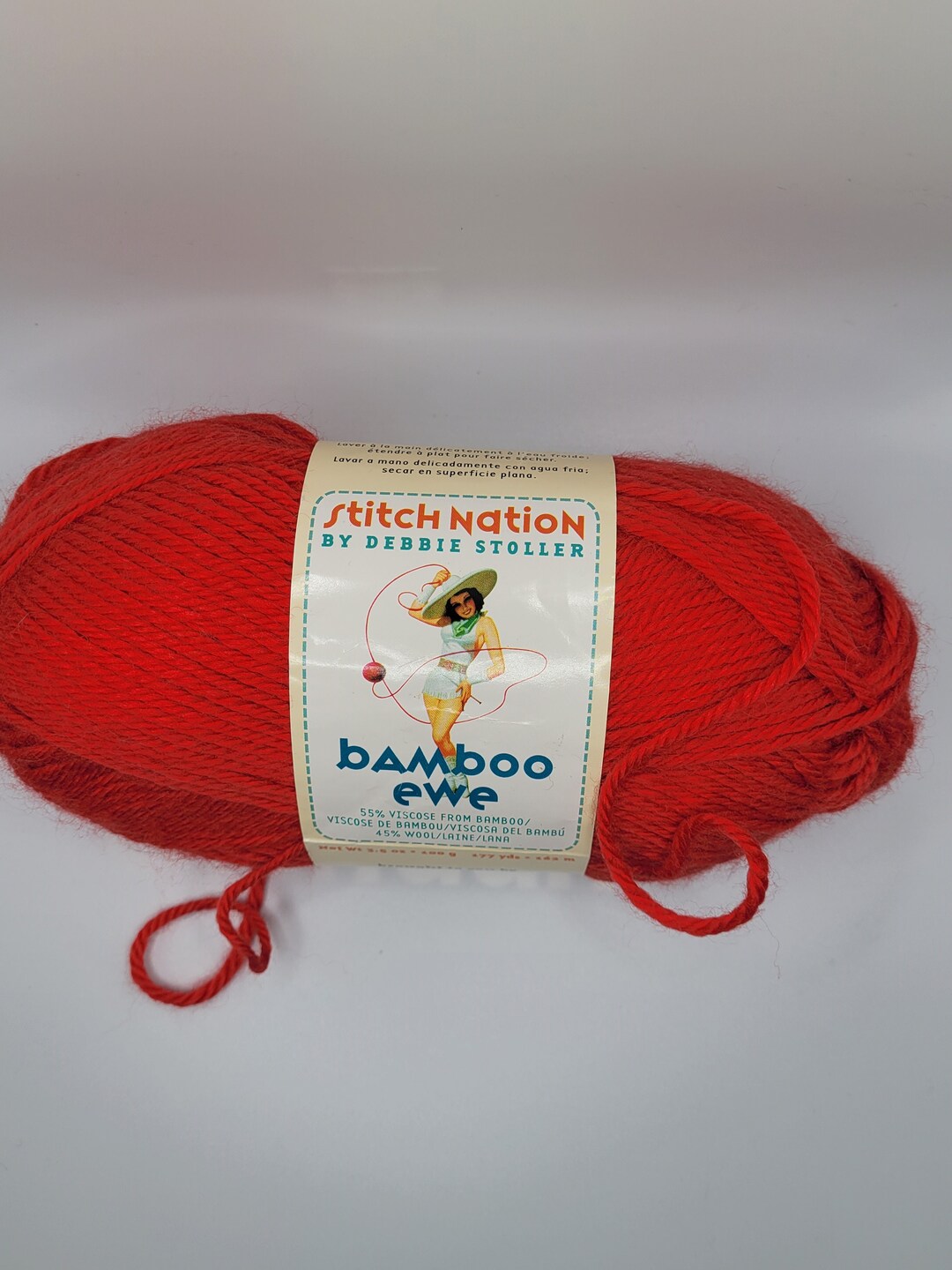 Destash Bamboo Ewe discontinued Geranium Aran Weight Etsy