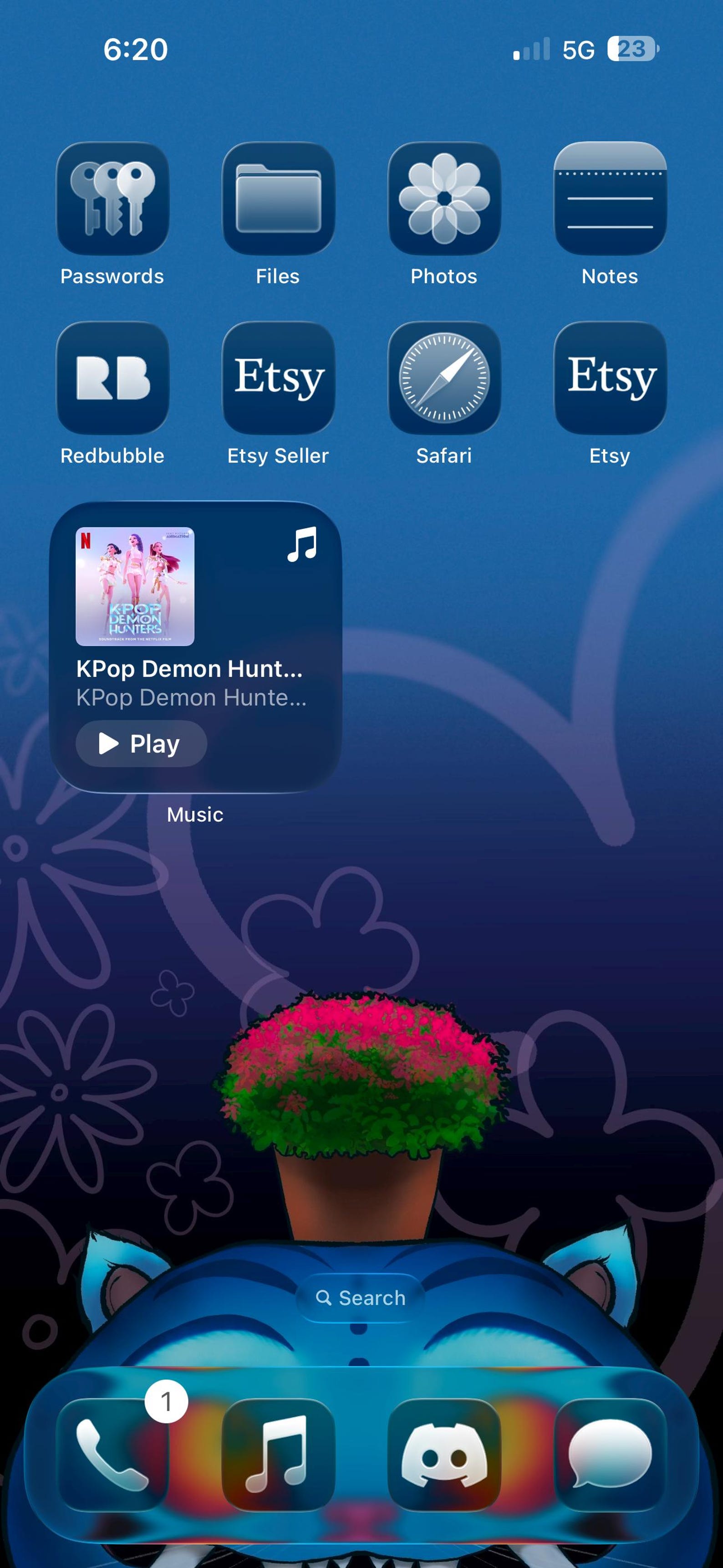 Kpop Demon Hunters Tiger Wallpaper Etsy UK Kpop Demon Hunters Tiger Wallpaper Etsy UK
