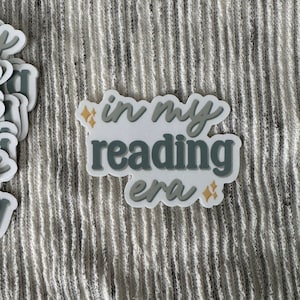 In My Reading Era Waterproof Vinyl Sticker