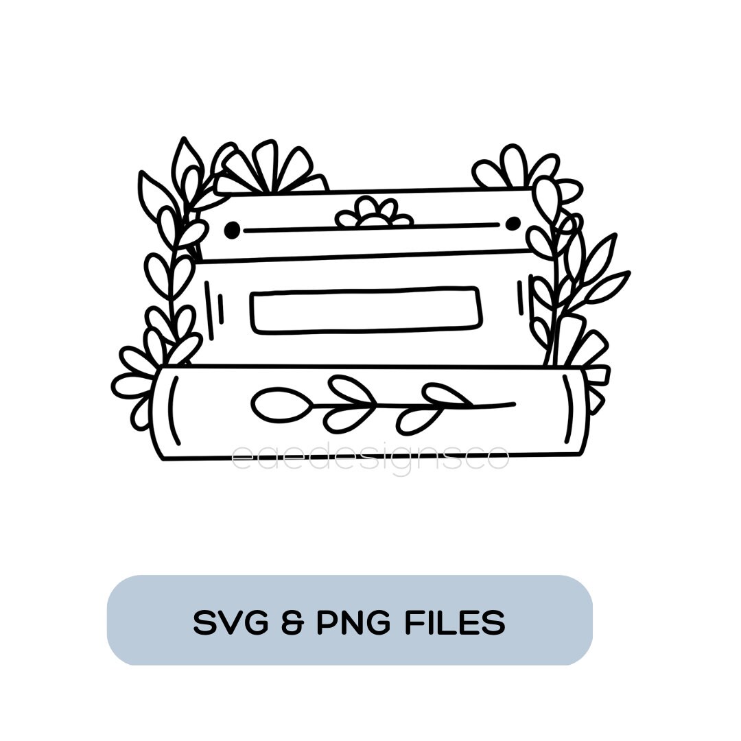 Floral Stacked Books Cute Flower Books Floral Book SVG Floral Book PNG