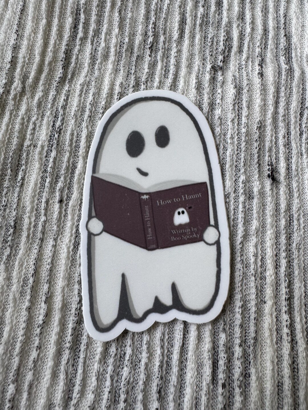 Reading Ghost Sticker | Waterproof Vinyl Decal - Etsy