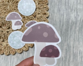 Mushroom Vinyl Sticker | Waterproof Decal