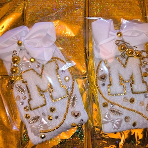 Charm Socks w/ Initials and Bling