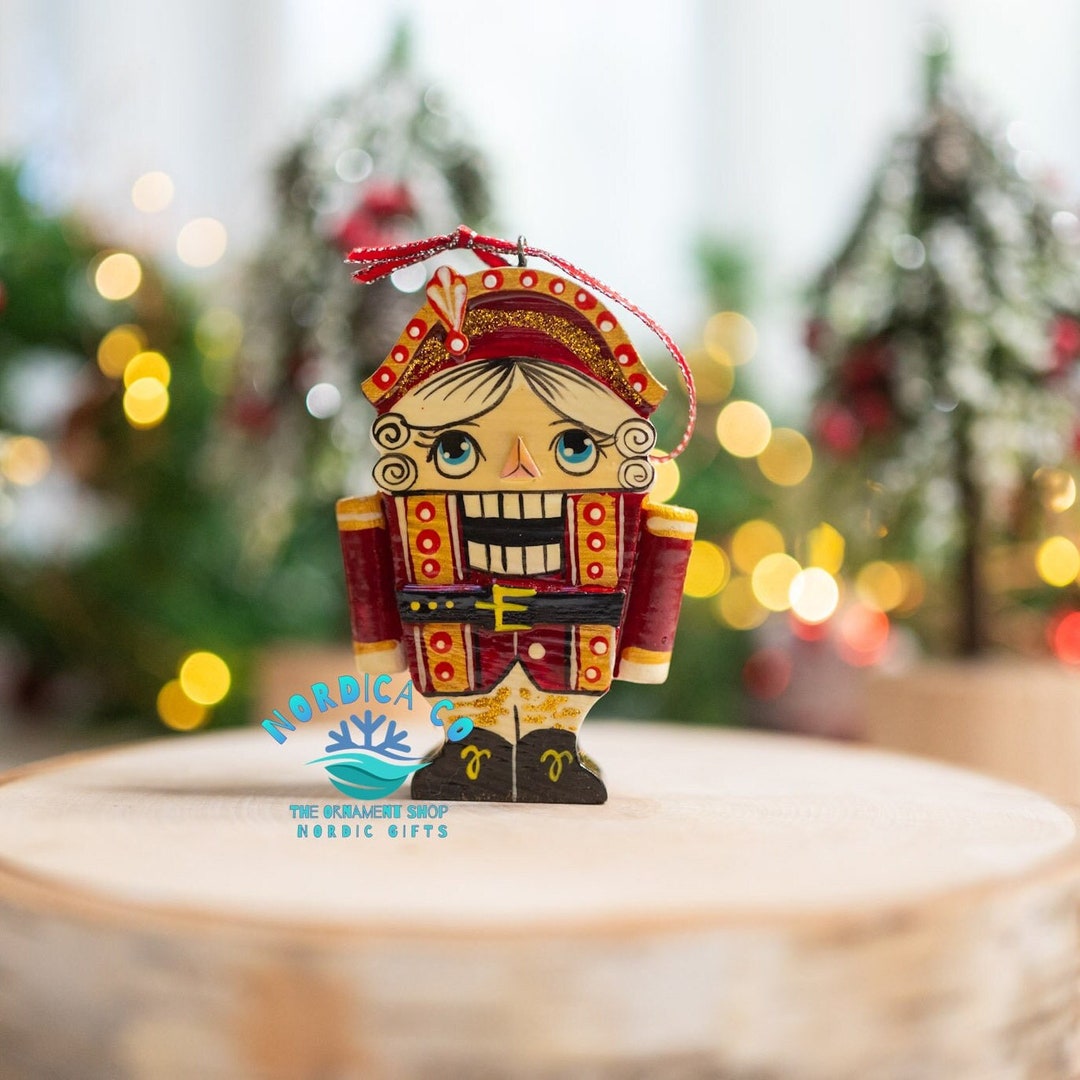Wooden Nutcracker , Nutcracker Ornament, Handmade Nutcracker, Handmade Ornament, Christmas