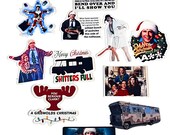A Christmas Vacation Sticker Lot of 11 Stickers High Gloss Weatherproof Waterproof Laptops Phones Starbucks Yeti Skateboards