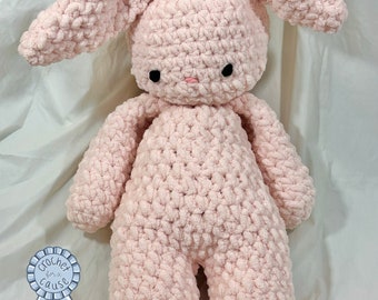 Large Crochet Bunny Plushie