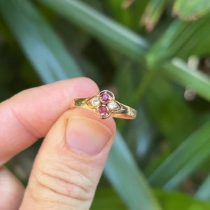 18ct Ruby & Diamond Ring
