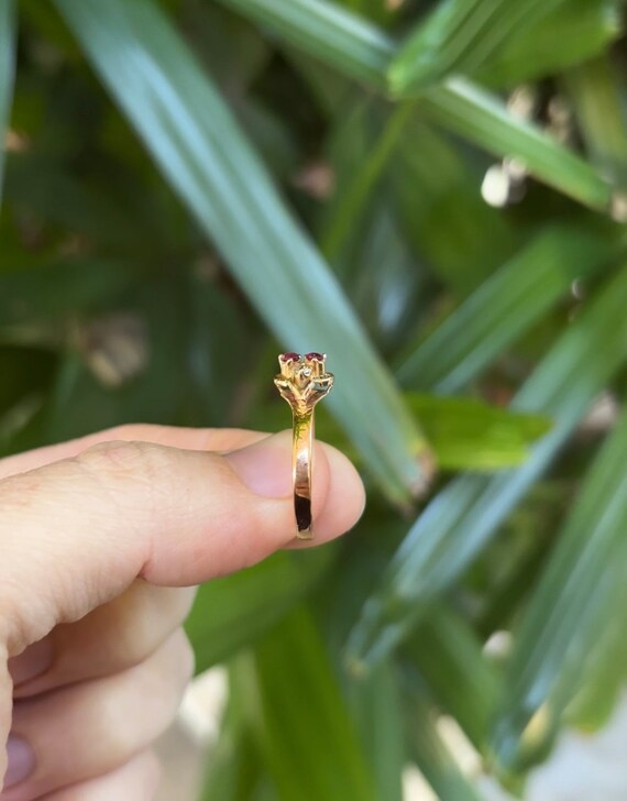 18ct Ruby & Diamond Ring - image 6
