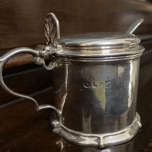 English Silver Mustard Pot Edward & John Barnard c1850