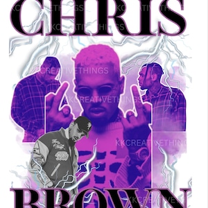 Chris Brown Png| Digital Download|BreezyBowl|PrintandPress|Breezy|