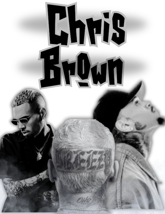 Chris Brown PNG, Chris Brown Png Digital Download File Sublimation