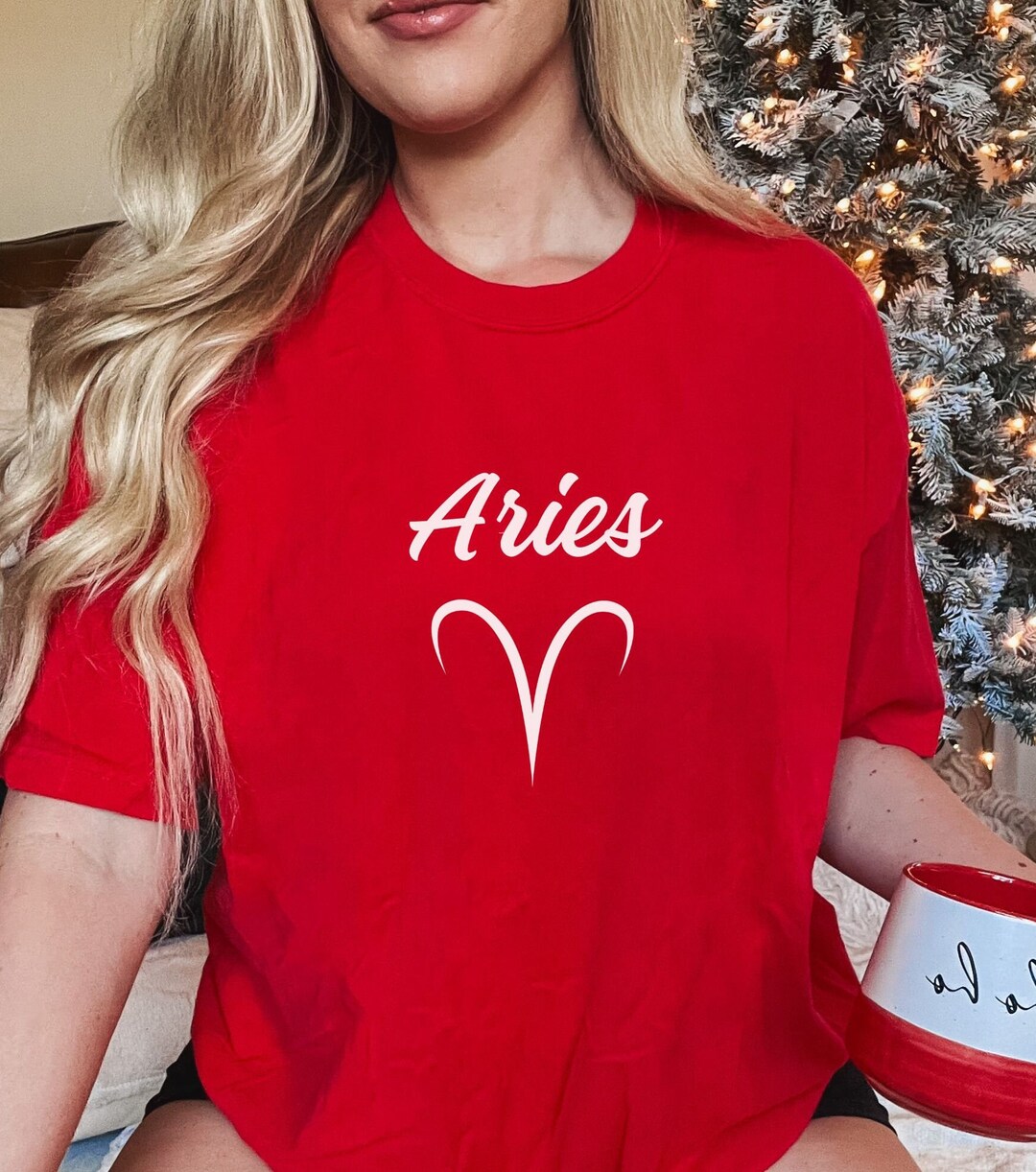Zodiac Astrology Shirt, Aries Shirt, Gift for Aries, Horoscope Birthday