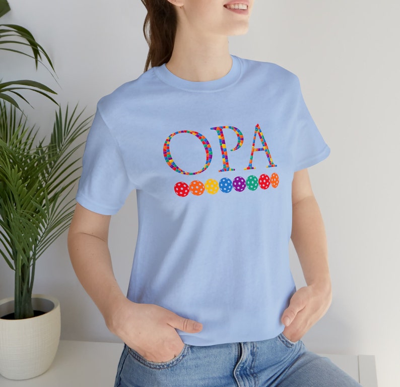 Pickleball Shirt With OPA Graphic, Funny Pickleball Shirt for Women and