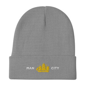 Manchester City Football Club Ship Canal Embroidered Beanie