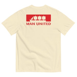 Manchester United Football Club Three-Mast Ship Heavyweight t-shirt