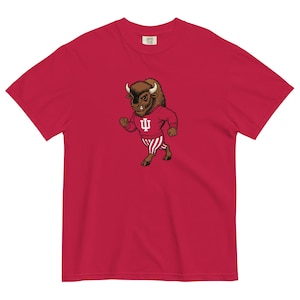 IU Hoosiers Bison T-Shirt: Indiana University Football & Basketball