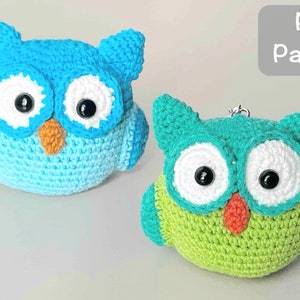 Crochet PDF Pattern - Super Easy Tutorial Owl Handmade Gift Amigurumi Crochet for Beginner