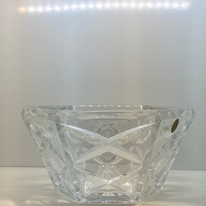 Crystal d’Arques 6-sided French Lead Crystal Bowl
