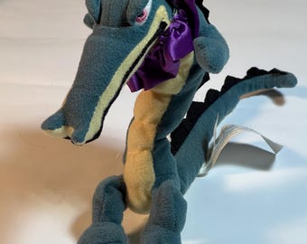 THE DISNEY STORE Bean Bag - Fantasia - Croc (9.5") (New Without Disney Hang Tag)