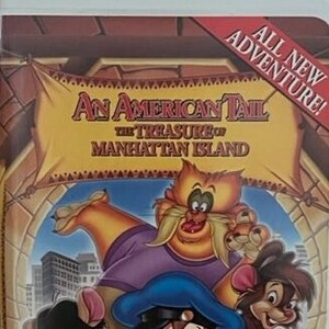 An American Tail - The Treasure Of Manhattan Island - VHS Movie (83305)