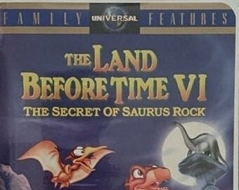 The Land Before Time VI - The Secret Of Saurus Rock - VHS Movie (83361)