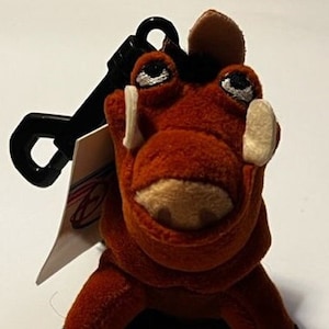 THE DISNEY STORE Bean Bag - The Lion King - Pumbaa Keychain (4&quot;)