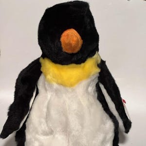 TY, INC. - The Beanie Buddies Collection - WADDLE - 1998 - 10.5&quot;