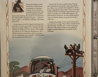 Classic Disney Movies Collector Panels - Postal