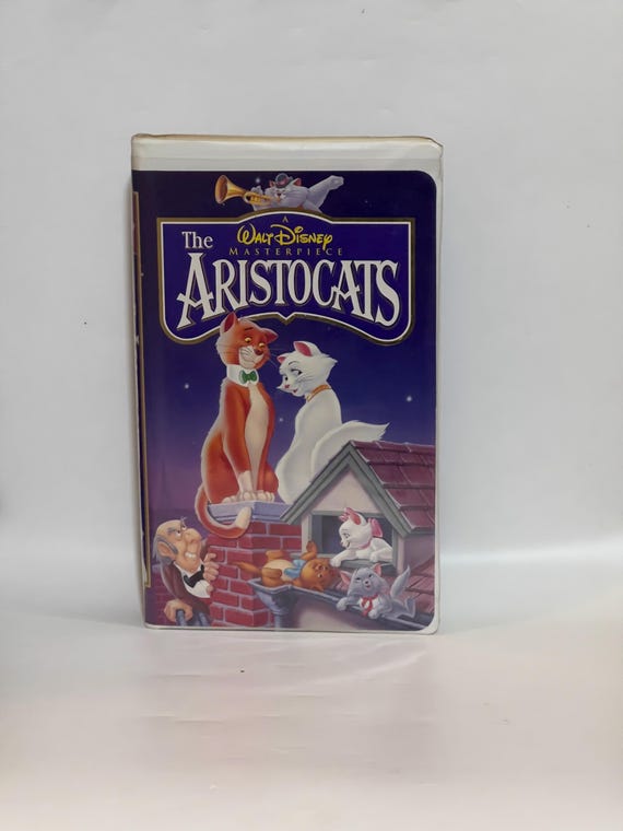 A Walt Disney Masterpiece the Aristocats - VHS Movie (2529) - Etsy