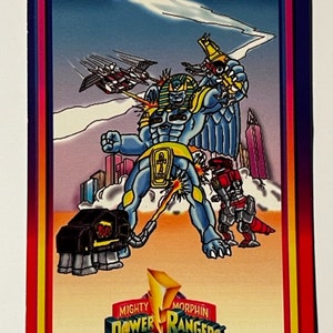Mighty Morphin Power Rangers - BATTLE ACTION - Card #60 - 1994