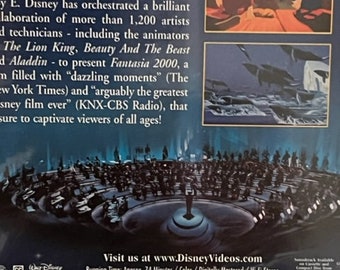 Walt Disney Pictures Presents Fantasia 2000 VHS Movie 20859
