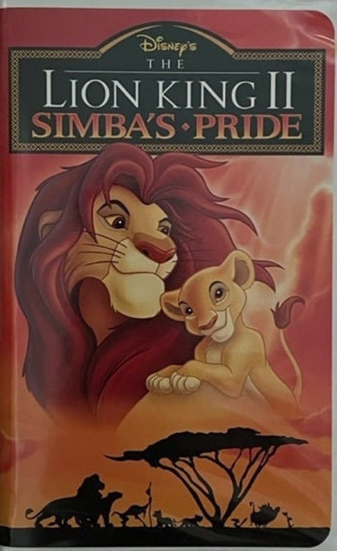 Opening To The Lion King 2 Simba's Pride 1998 Vhs Disney's the Lion King II Simba's Pride VHS Movie 8804 - Etsy