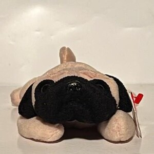 TY, INC. - The Beanie Babies Collection - PUGSLY - 1996 - 8&quot;
