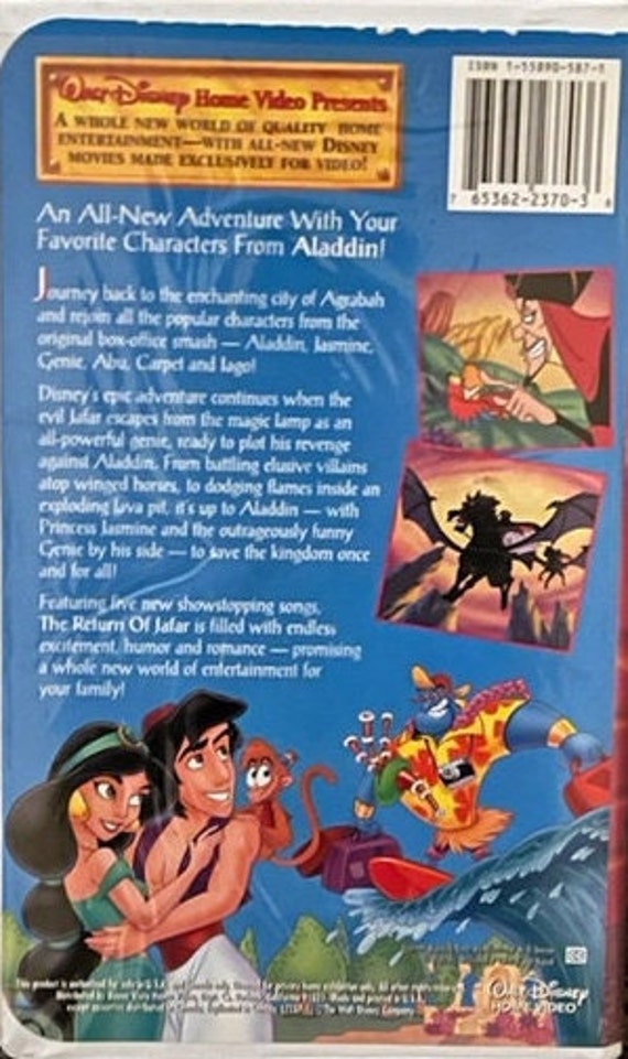 ディズニービデオ Walt Disney Home Video Presents The Return Of Jafar - VHS Movie